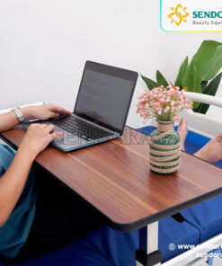 Bàn ăn y tế di động nâng hạ, bàn làm việc thông minh HMDT-1020 17 Bàn ăn di động, bàn ăn tại giường chăm sóc người bệnh