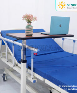 Bàn ăn y tế di động nâng hạ, bàn làm việc thông minh HMDT-1020 14 Bàn ăn di động, bàn ăn tại giường chăm sóc người bệnh