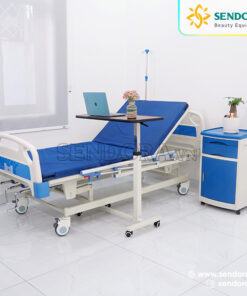 Bàn ăn y tế di động nâng hạ, bàn làm việc thông minh HMDT-1020 13 Bàn ăn di động, bàn ăn tại giường chăm sóc người bệnh