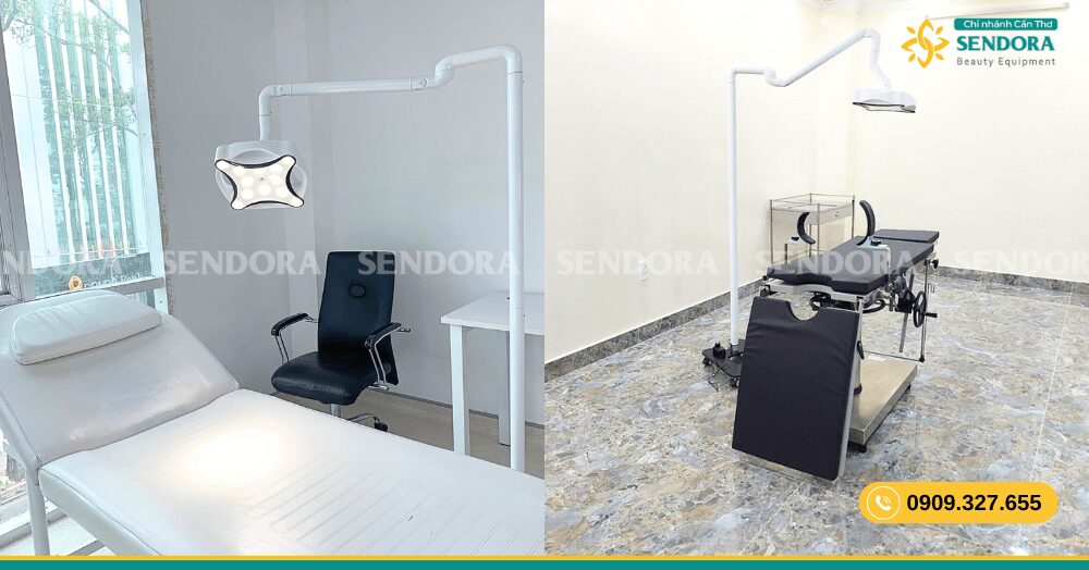Các Loại Đèn Phẫu Thuật Thường Dùng Trong Bệnh Viện, Thẩm Mỹ Viện 62 Đèn mổ di động LED350