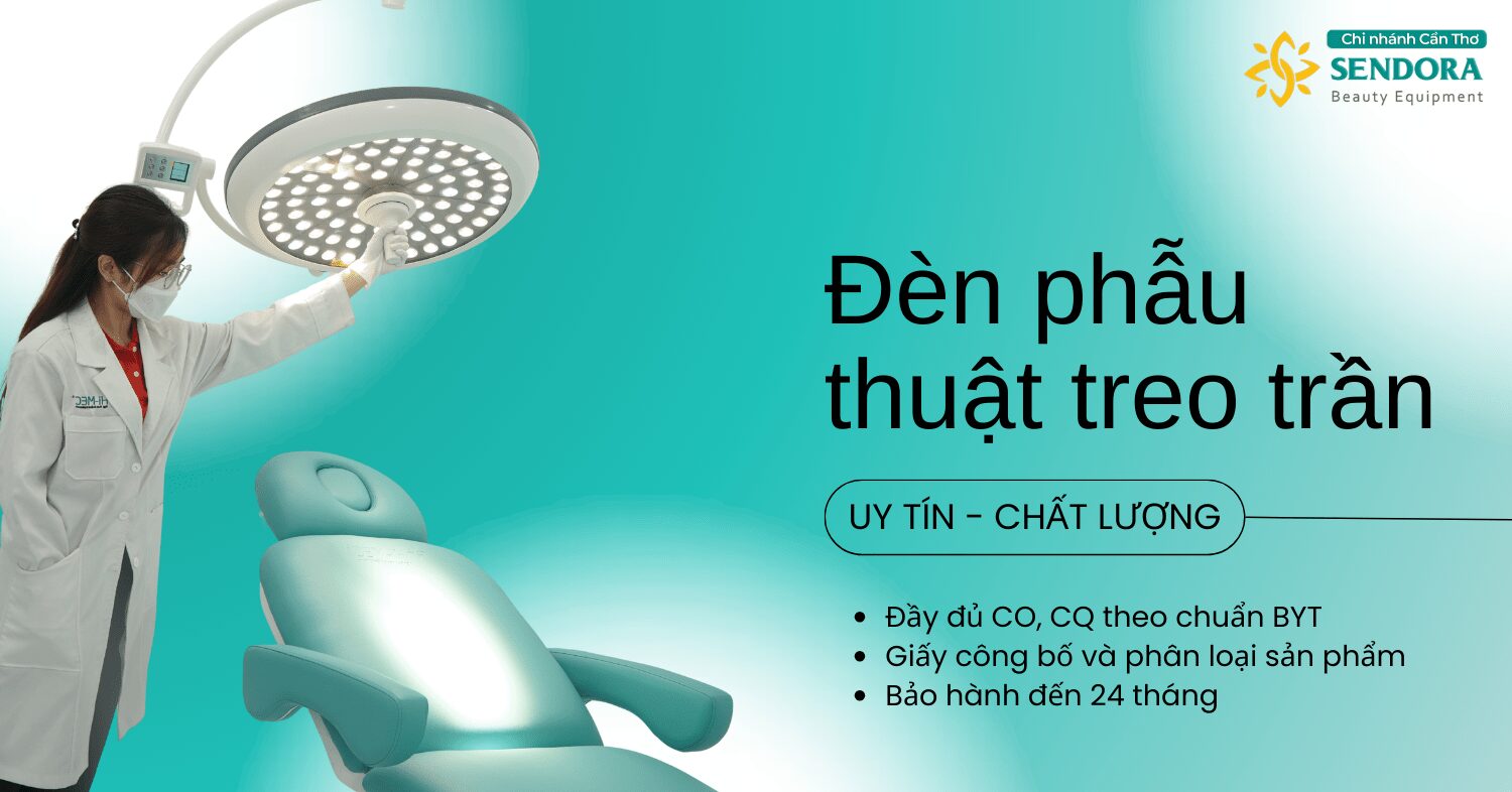 Đèn mổ treo trần chất lượng tại Cần Thơ 15 Đền phãu thuật treo trần
