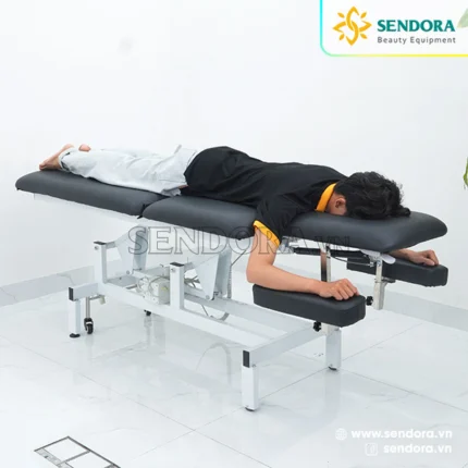 Giường Vật lý trị liêu chiropractic nắn chỉnh cột sống chỉnh điện 2 động cơ