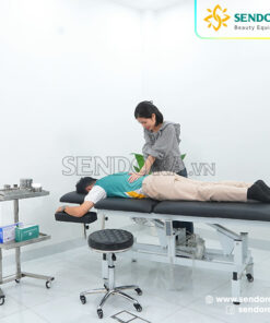 Giường Điều Trị Vật Lý Trị Liệu (Treatment Table) Chỉnh Điện 2 Động Cơ Herab-1010 19 Giường Vật lý trị liêu chiropractic nắn chỉnh cột sống chỉnh điện 2 động cơ