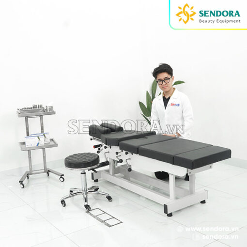Giường nắn chỉnh cột sống chỉnh cơ 4 cần gạt HERAB-2010 12 Giường chiropractic - Giường nắn chỉnh cột sống vật lý trị liệu
