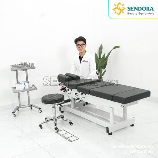 Giường nắn chỉnh cột sống chỉnh cơ 4 cần gạt HERAB-2010 13 Giường chiropractic - Giường nắn chỉnh cột sống vật lý trị liệu