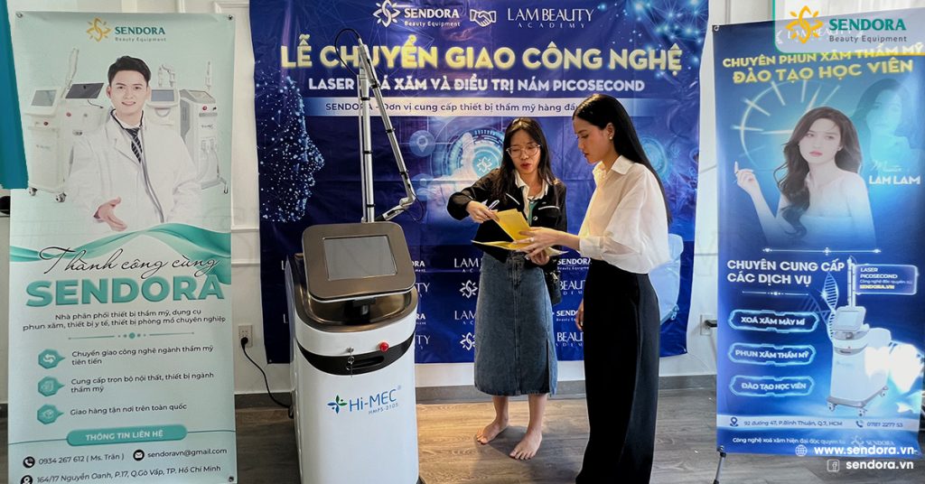 Chuyển Giao Công Nghệ laser picosecond & setup trọn gói tại Lam Beauty 1