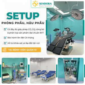 Setup trọn gói phòng phẫu thuật tại bệnh viện quận 10