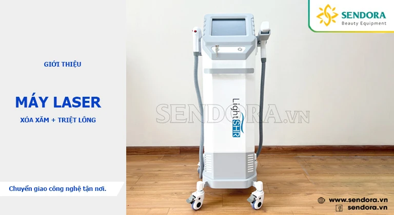 Máy laser xóa xăm triệt lông 2in1 DPL Laser ALS-102