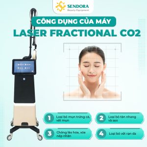 Máy Laser Fractional CO2 - Giảm nếp nhăn & trị mụn