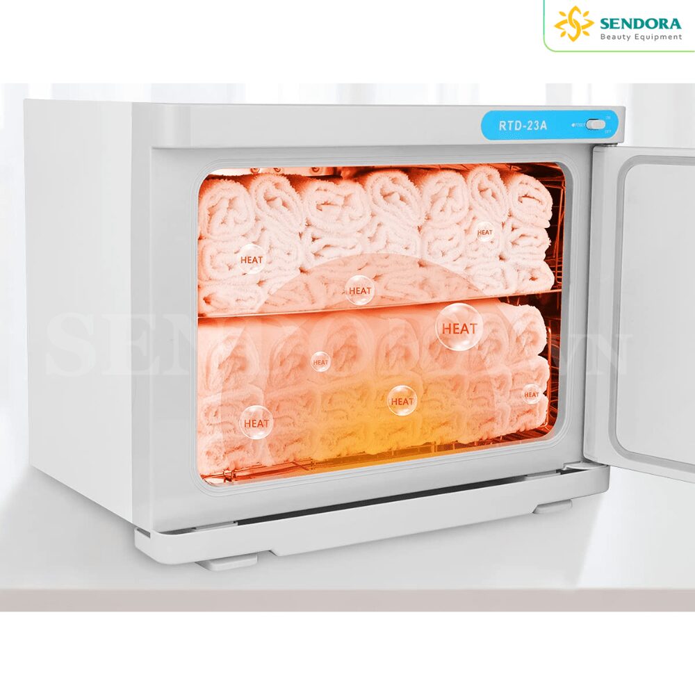 Máy có khả năng khử khuẩn và giữ ẩm khăn tại các hệ thống Spa