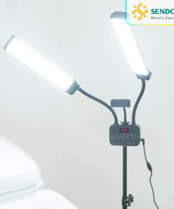Đèn led livestream 2 nhánh, Đèn phun xăm, spa cao cấp 3 màu ánh sáng CD-AX45