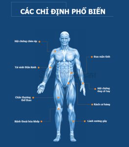 Các chỉ định điều trị phổ biến của dòng máy từ trường siêu dẫn PMST Neo (Nirs)