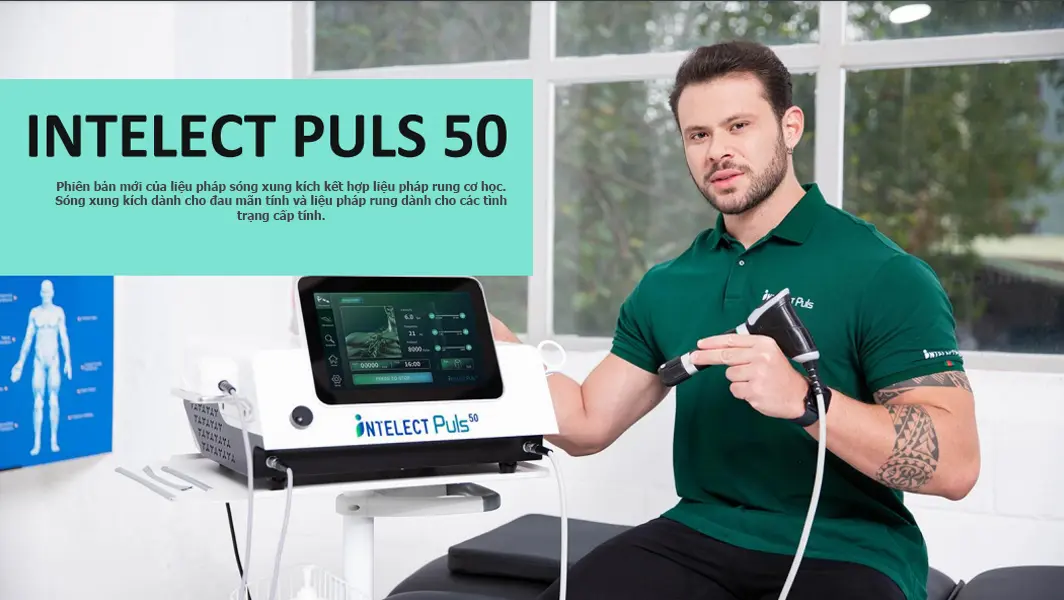 Giới thiệu máy sóng xung kích trị liệu INTELECT PULS 50