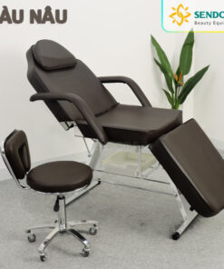 Giường phun xăm thẩm mỹ cao cấp Hi-Mec HMBB-8850 16 Giường phun xăm cao cấp màu Nâu
