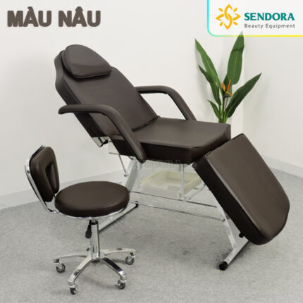 Giường phun xăm cao cấp màu Nâu