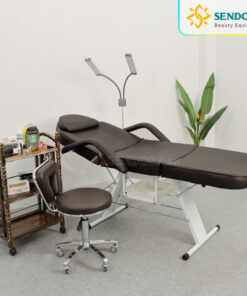 Giường phun xăm thẩm mỹ cao cấp Hi-Mec HMBB-8850 17 Giường phun xăm cao cấp màu Nâu