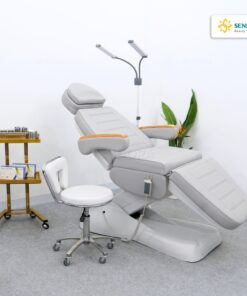 Giường tiêm Filler chỉnh điện Hi-Mec HMBB-C830 17 Giường phun xăm chính hãng chỉnh điện HMBB-C830 màu xám