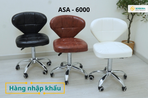 Ghế xoay spa có tựa lưng ASA-6000 nhập khẩu