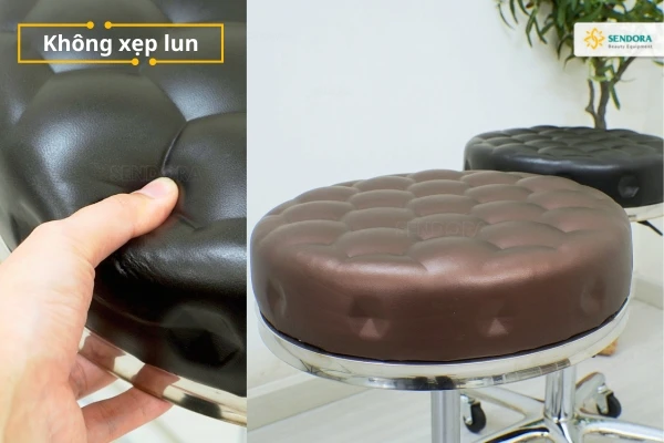 Ghế xoay spa phun xăm không tựa ASA-2024 2 Ghế xoay không tựa cho spa ASA-2024