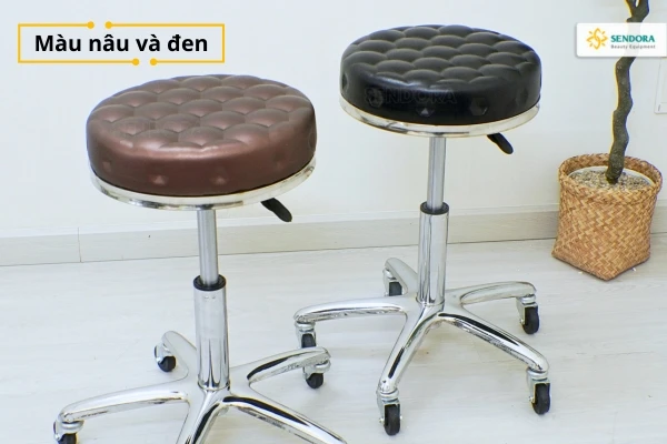 Ghế xoay spa phun xăm không tựa ASA-2024 1 Ghế xoay không tựa cho spa ASA-2024
