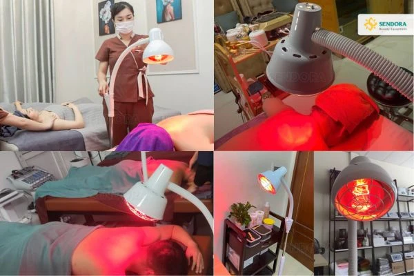 Đèn hồng ngoại trị liệu, chăm sóc sức khỏe 3 Bóng đèn hồng ngoại với công suất lớn được ứng dụng rất nhiều trong trị liệu và làm đẹp