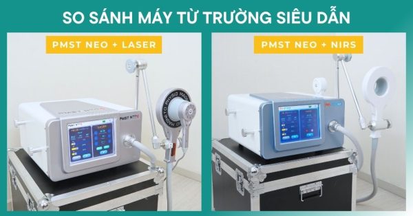 So Sánh Máy Từ Trường Siêu Dẫn PMST NEO Hồng Ngoại và PMST NEO Laser