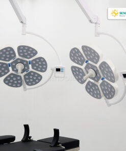 Đèn mổ treo trần 2 nhánh 6 cánh hoa PETAL 6/6 12 Đèn mổ treo trần 2 nhánh 6 cánh hoa PETAL 6/6