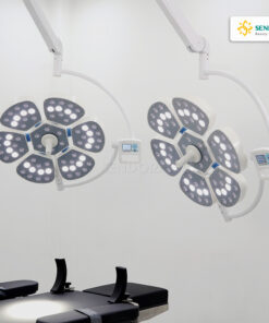 Đèn mổ treo trần 2 nhánh 6 cánh hoa PETAL 6/6 11 Đèn mổ treo trần 2 nhánh 6 cánh hoa PETAL 6/6
