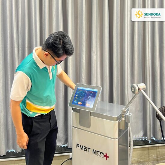BÀN GIAO MÁY TỪ TRƯỜNG SIÊU DẪN PMST NEO+ (THÂN ĐỨNG) TẠI NTV OSTEOPATHY – QUẬN 2