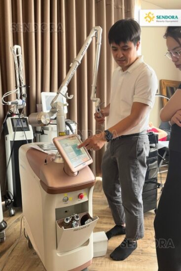 Bàn giao máy laser trục khuỷu Helios 3