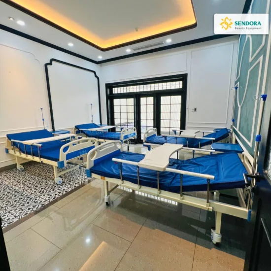 Bàn giao 10 giường y tế 1 tay quay cho phòng khám tại City Land Gò Vấp