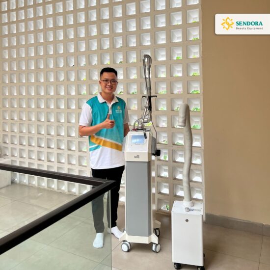 Bàn giao máy Laser CO2 Fractional Multixel