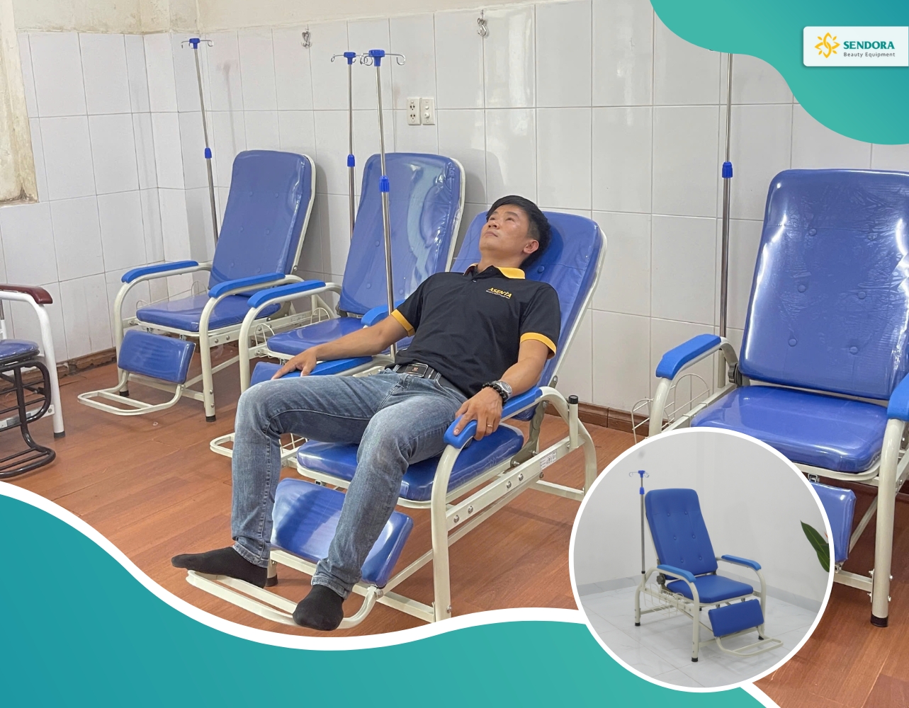 Ghế truyền dịch bệnh viện đạt chuẩn – Được Bệnh viện 175 tin dùng