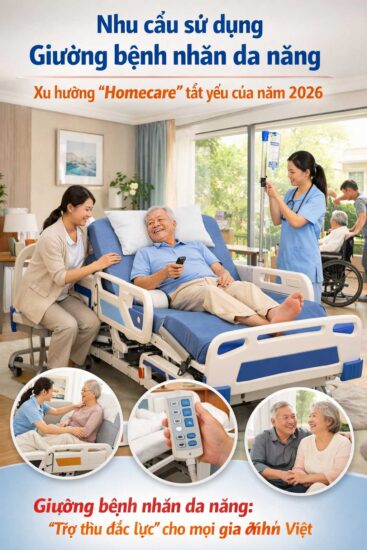 giường bệnh nhân cho người già