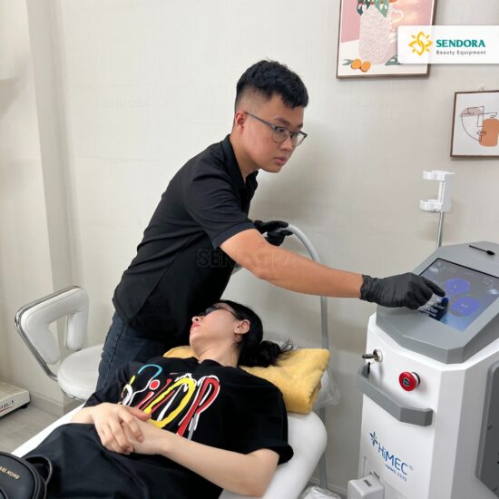 Trải nghiệm thực tế máy laser 2in1 tại Sendora