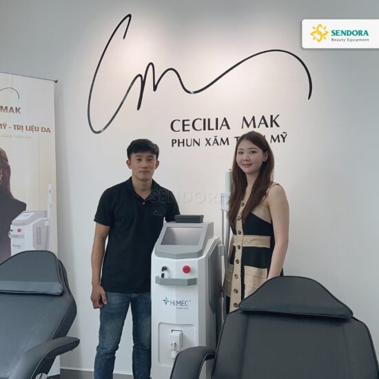 Bàn giao máy laser xóa hình xăm cao cấp Hi-MEC HMTR-2350