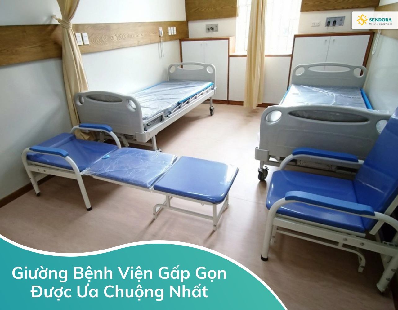 Giường Bệnh Viện Gấp Gọn Được Ưa Chuộng Nhất 2025 - Tiện Lợi, Tiết Kiệm Không Gian