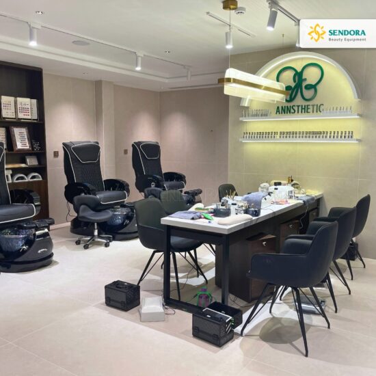 Bàn giao 8 ghế nail massage Pedicure cho Annesthetic