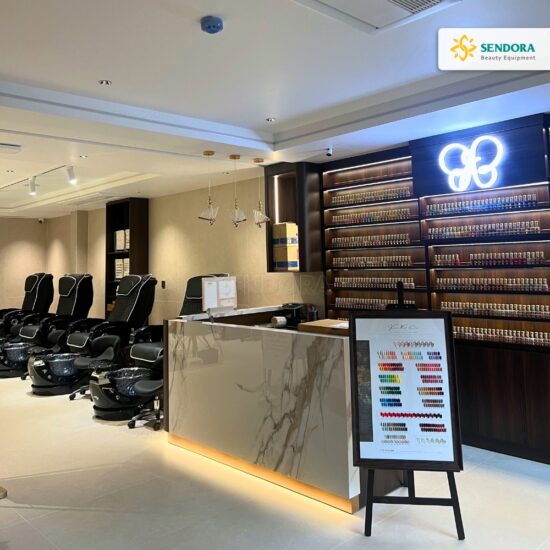 Bàn giao 4 ghế nail massage Pedicure cho Annesthetic