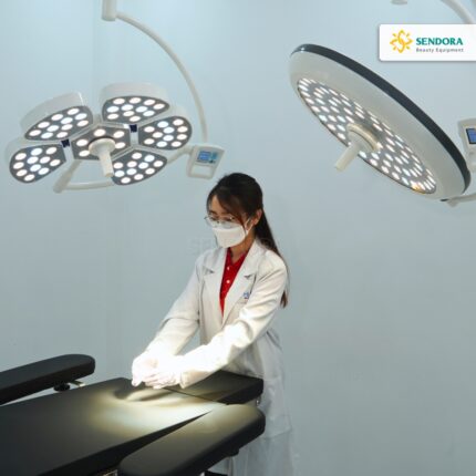 Đèn phẫu thuật Full Led bóng đôi Petal/LED700 treo trần