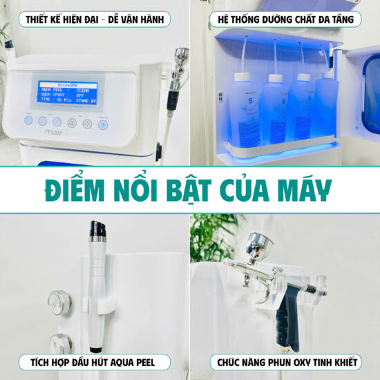 Đặc điểm nổi bật của máy chăm sóc da Aqua Peel Ultra Spa