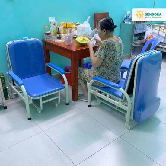 Ghế giường bệnh viện gấp gọn