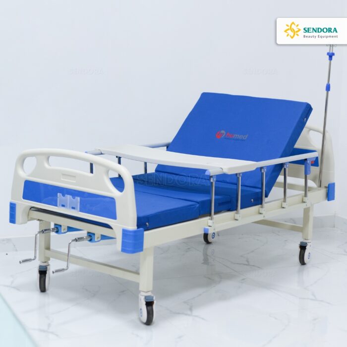 Giường bệnh nhân đa năng cơ 2 tay quay HM-C2