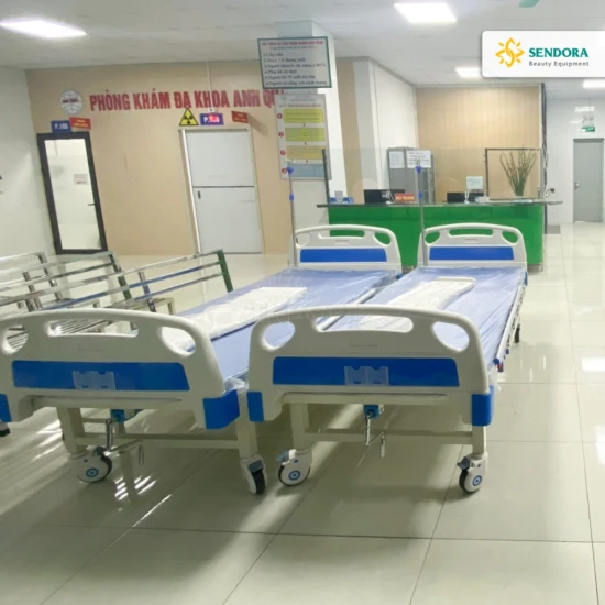 Giường bệnh nhân đa năng 1 tay quay HM-C1 6 Giường bệnh nhân đa năng cơ 1 tay quay HM-C1
