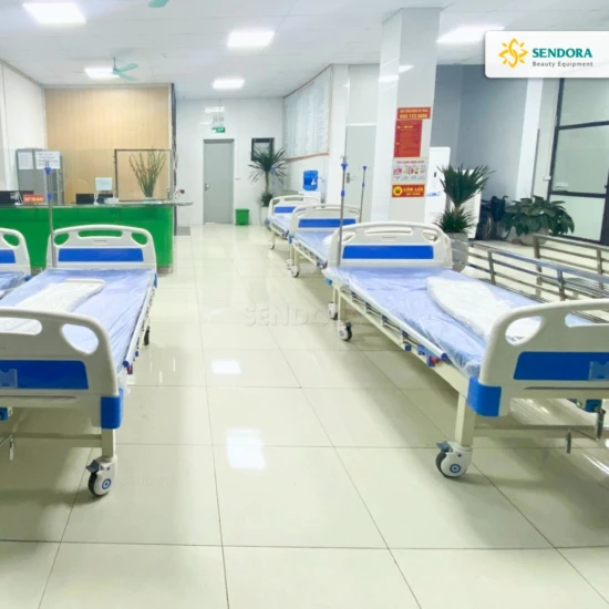 Giường bệnh nhân đa năng 1 tay quay HM-C1 5 Giường bệnh nhân đa năng cơ 1 tay quay HM-C1