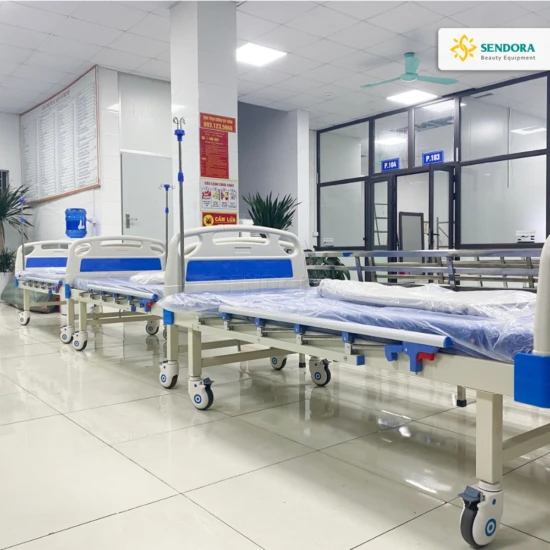 Giường bệnh nhân đa năng 1 tay quay HM-C1 4 Giường bệnh nhân đa năng cơ 1 tay quay HM-C1