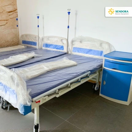 Giường bệnh nhân đa năng cơ 1 tay quay HM-C1
