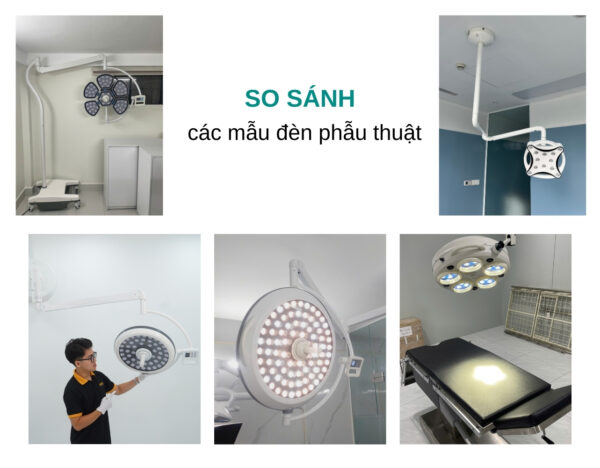So sánh đèn phẫu thuật Sendora – Tiêu chuẩn & Lựa chọn tối ưu