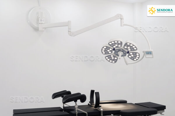 Đèn phẫu thuật Full Led bóng đơn Petal 5 treo tường Hi-MEC