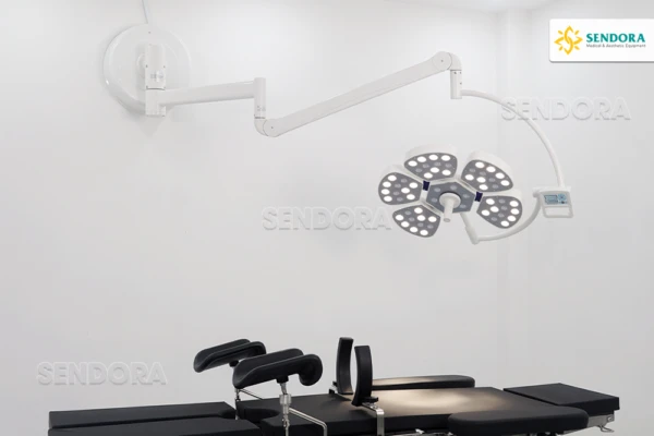 Đèn phẫu thuật Full Led bóng đơn Petal 5 treo tường Hi-MEC